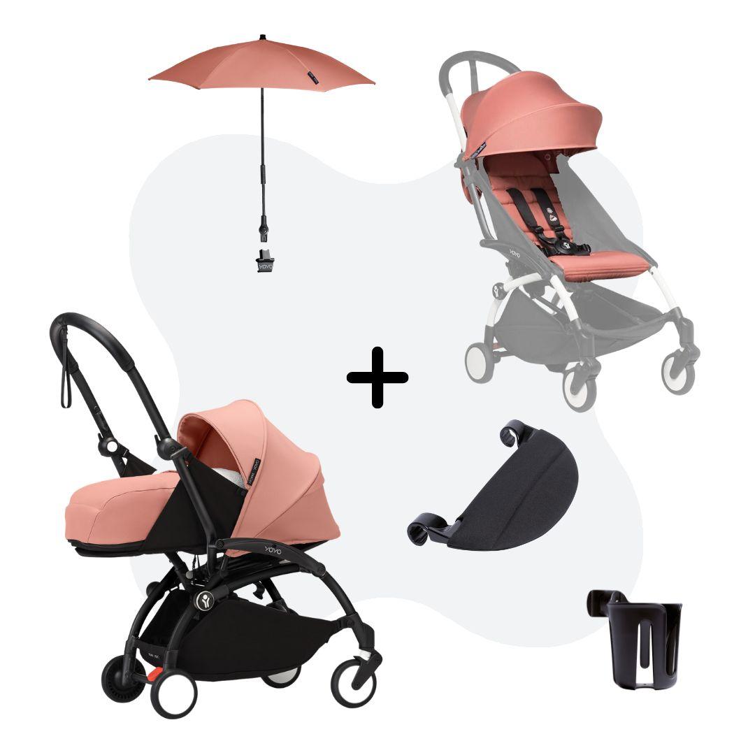 Stokke Yoyo Fold & Go Kinderwagenbundel Ginger