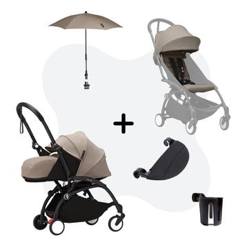 Stokke Yoyo Fold & Go Kinderwagenbundel Taupe