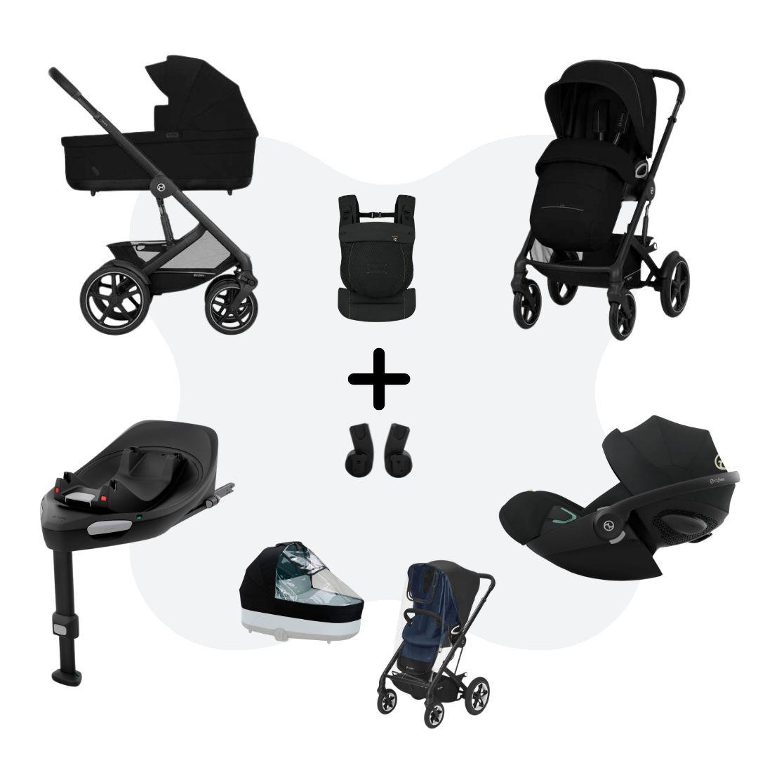 Cybex Talos S Lux 2026 Travelsystem 4in1 All Weather incl. Amya Moon Black Cloud G