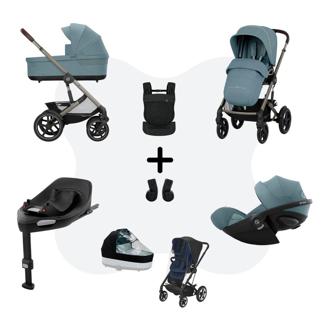 Cybex Talos S Lux 2026 Travelsystem 4in1 All Weather incl. Amya Stormy Blue Cloud G