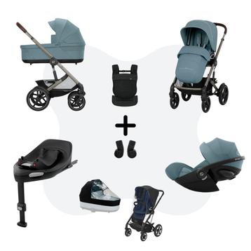 Cybex Talos S Lux 2026 Travelsystem 4in1 All Weather incl. Amya Stormy Blue Cloud G
