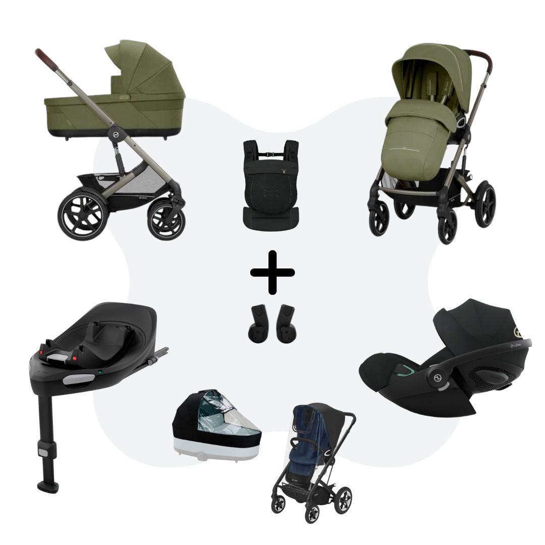 Cybex Talos S Lux 2026 Travelsystem 4in1 All Weather incl. Amya Moss Green Cloud G