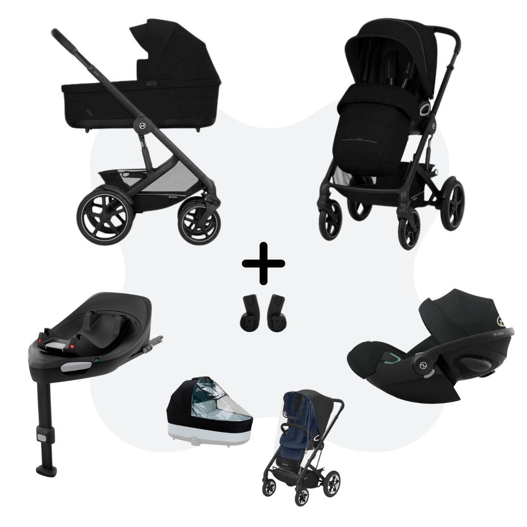 Cybex Talos S Lux 2026 Travelsystem 4in1 All Weather Moon Black Cloud G