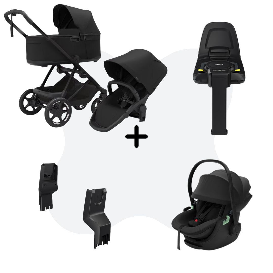 Thule Charm Travelsystem 4-in-1 Black Thule Maple