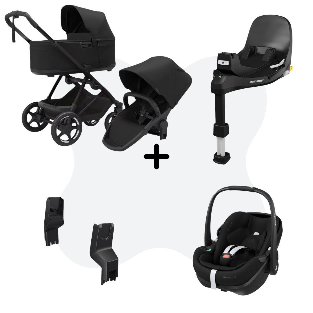Thule Charm Travelsystem 4-in-1 Black Pebble 360 Pro 2