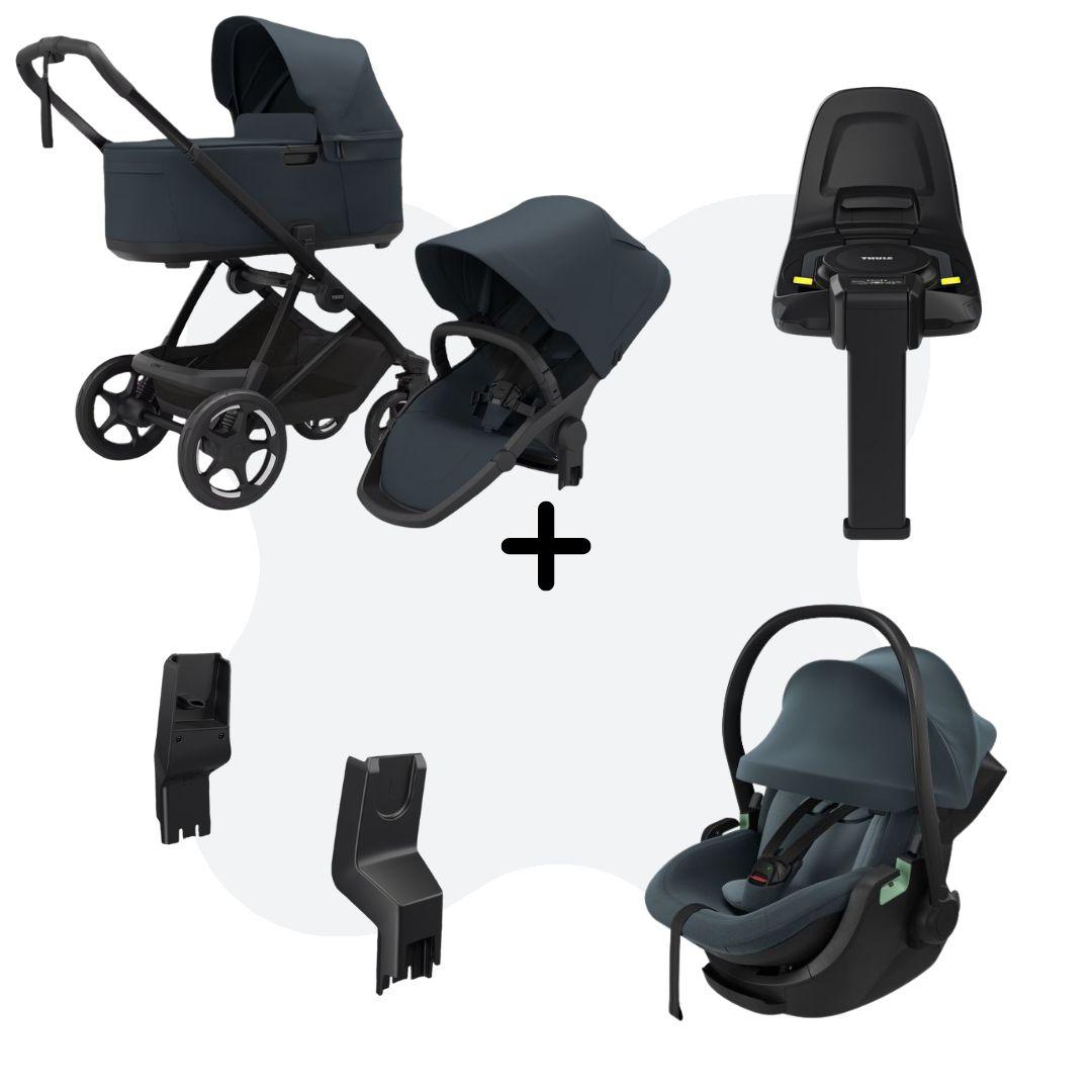 Thule Charm Travelsystem 4-in-1 Darkest Blue Thule Maple