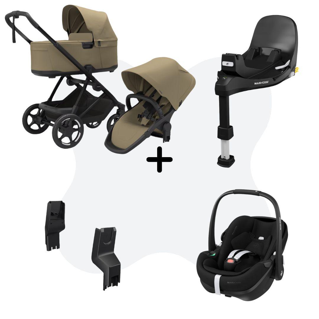 Thule Charm Travelsystem 4-in-1 Faded Khaki Pebble 360 Pro 2