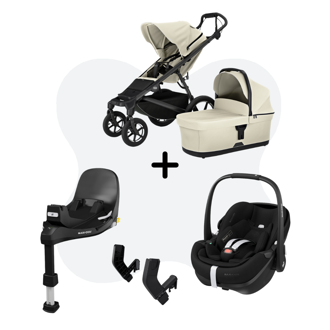 Thule Urban Glide 4 Travelsystem 4-in-1 Soft Beige Pebble 360 Pro 2