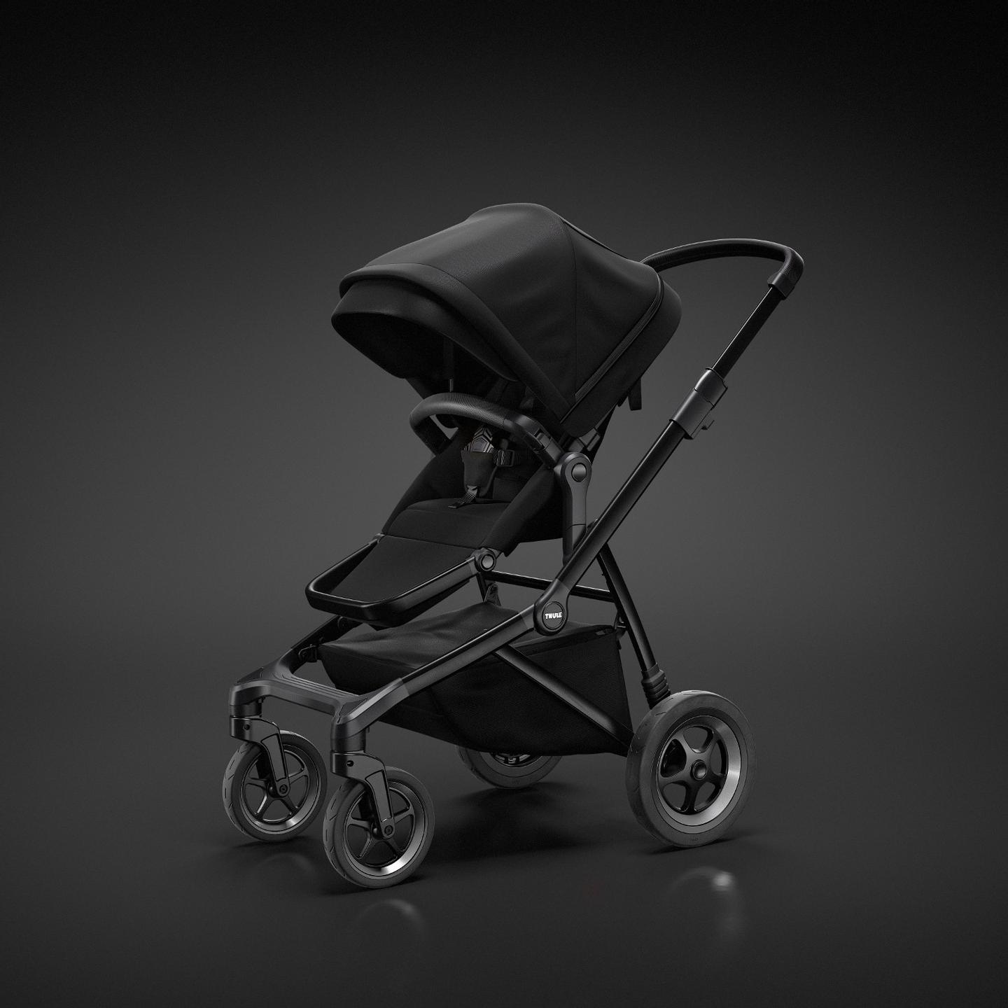 Thule sleek black on black cheap