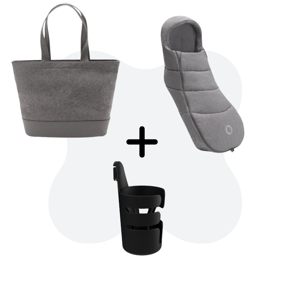 Bugaboo Essential Accessoires Bundel Grey Melange