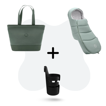 Bugaboo Essential Accessories Bundle Forest Green